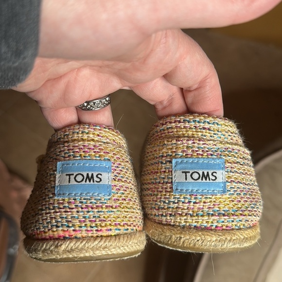 Tom's Classic Multi Burlap Loafer Size 9 - Picture 5 of 6